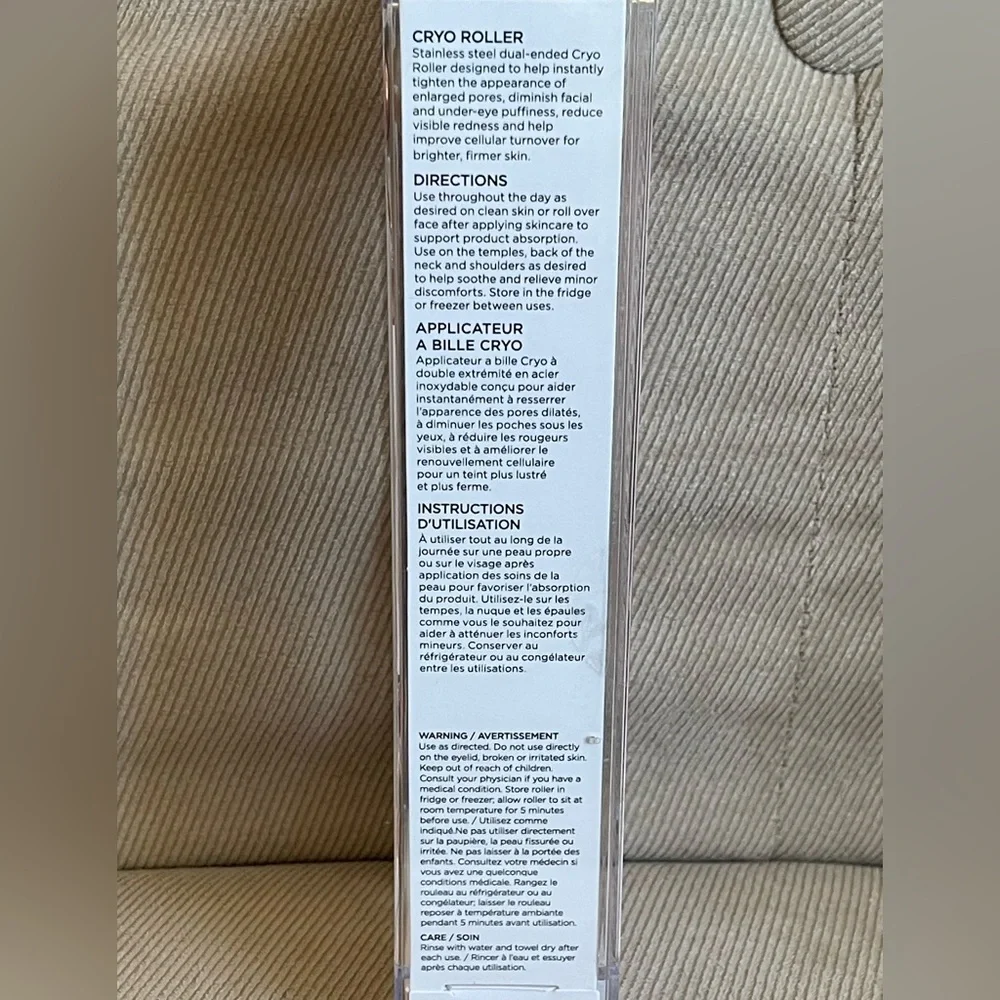 BeautyBio Cryo Facial Roller NEW